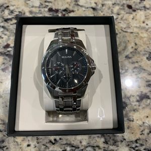 ‼️SOLD‼️LIKE NEW BULOVA MENS BIG FACE STEEL WATCH